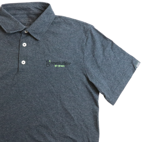 Image of a customized t-shirt with an embroidered logo on the front