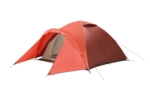 Image of an orange tent