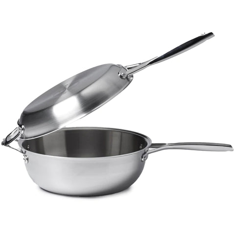 Image of stainless steel pot and pan duo