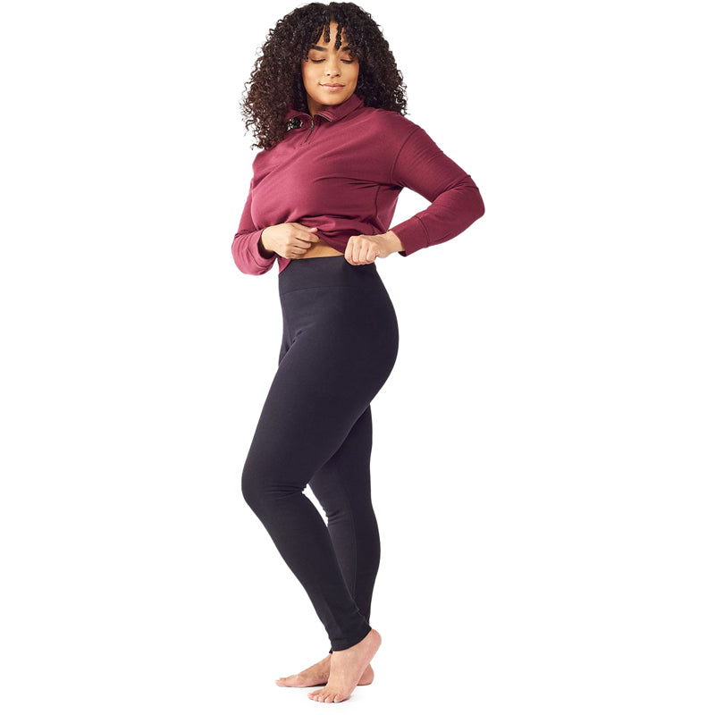  Maggie's Organic Cotton Ribbed Leggings - Ultra Soft Leggings  for Women Black : Clothing, Shoes & Jewelry