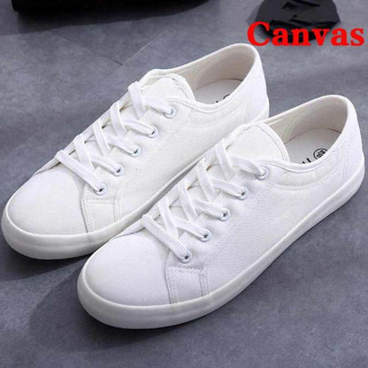 Classic White Canvas Shoes Women Summer Sneakers Casual Flats Shoes LadiesTrainers  White Sneakers Tenis Feminino 2022