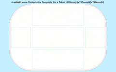 table throw template tablecloth template