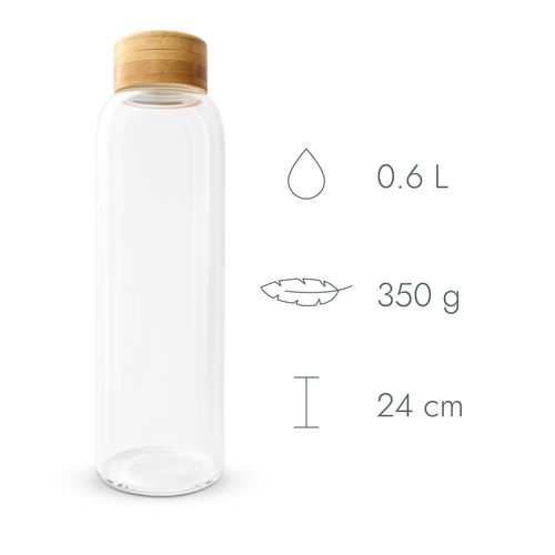BELAMY Trinkflasche mit Volumen, Gewicht, Höhe