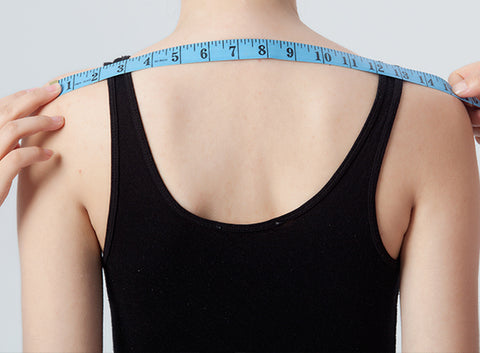 how to measure back shoulder width