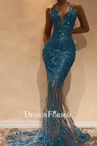 sparkly sequin mermaid prom evening dress inspiration