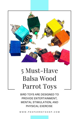 5 Must-Have Balsa Wood Parrot Toys