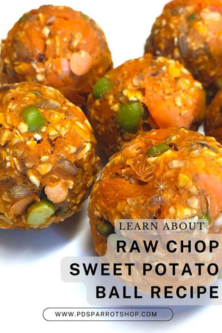 Raw Chop Sweet Potato Ball Recipe