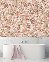 B-cute design customized bathroom wallpaper by Creative Lab Amsterdam