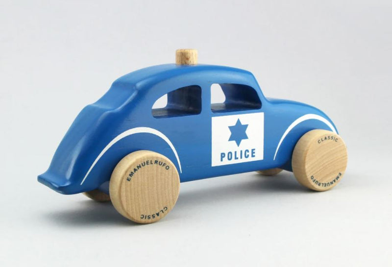 wooden police toys