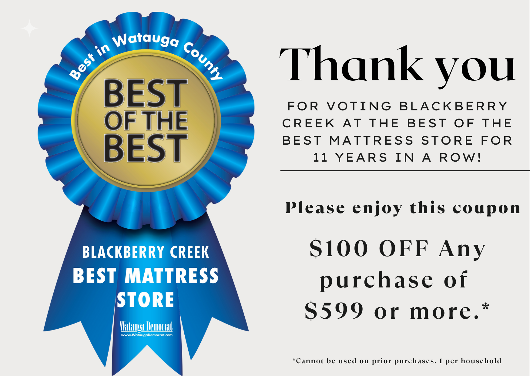 Blackberry Creek Coupon