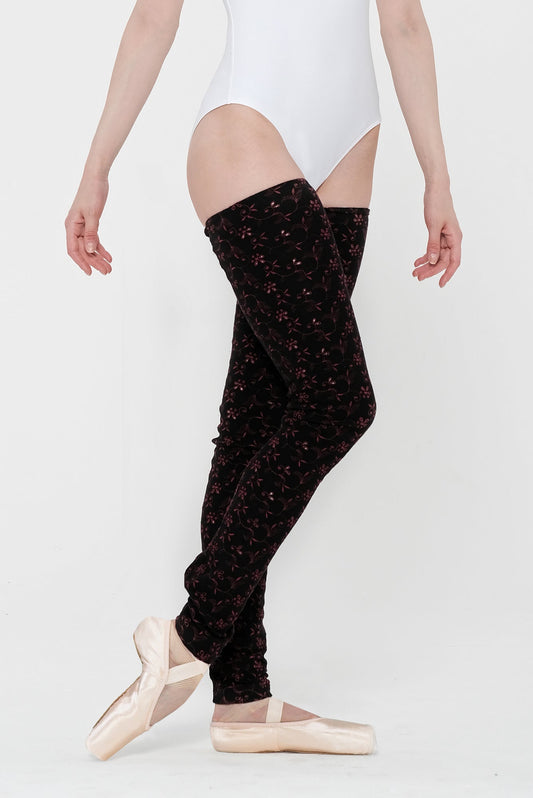 Semi flare ballet leg warmers MOCHA LATTE – Adagio Ballet Boutique