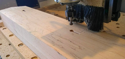 Cutting Keyhole Slots in Maple