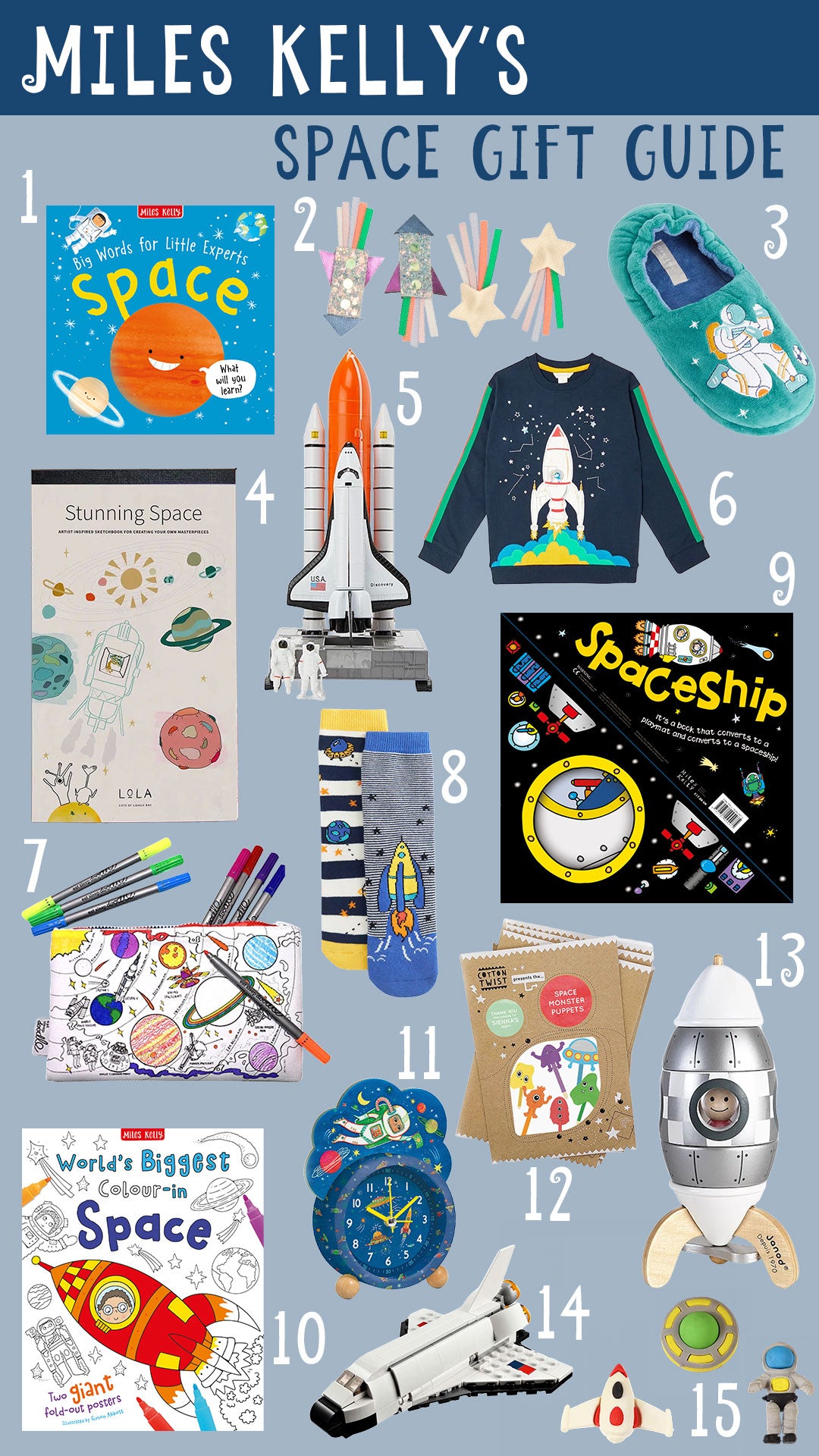 Miles Kelly's Space Books and Toys Christmas Gift Guide