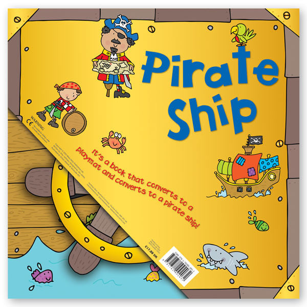 Convertible Pirate Ship - large play mat convertible book ...
