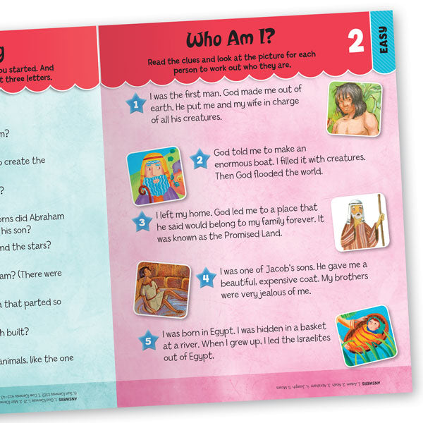 Family Bible Quiz book - Bible quiz for kids - Miles Kelly