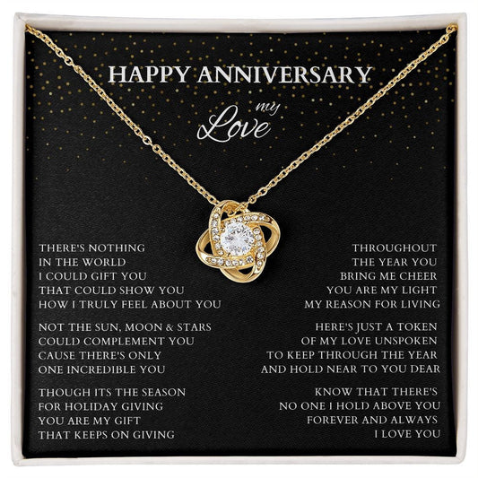 Happy Anniversary Love Knot Necklace – Always In My Heart