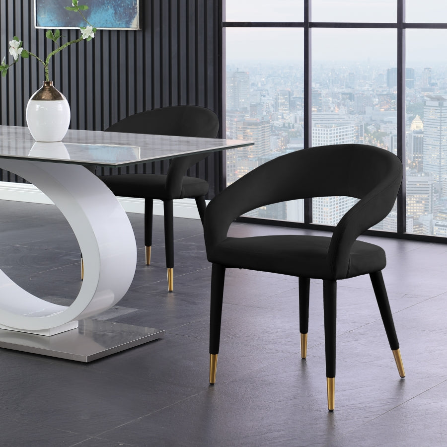 gilman velvet upholstered dining chair