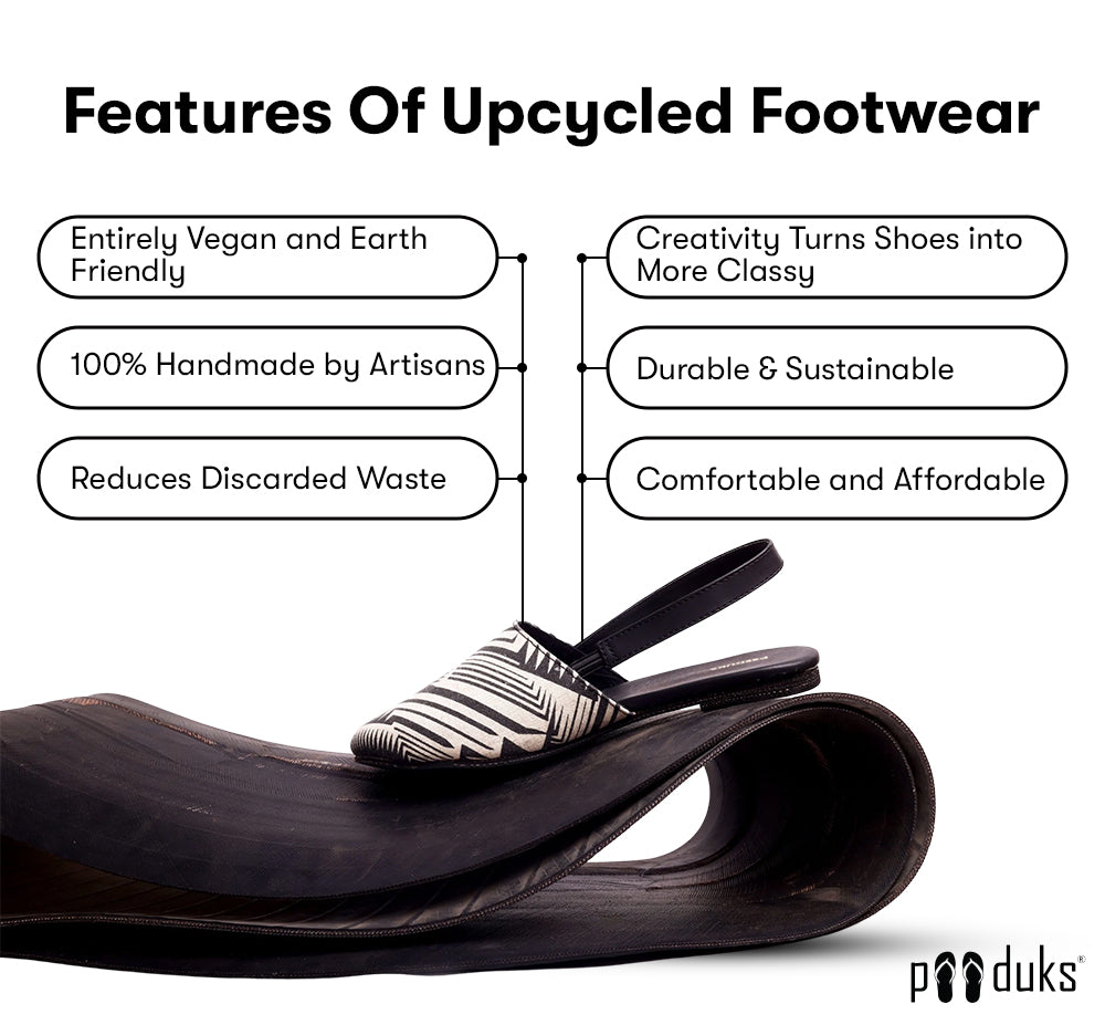 Features Of Upcycled Footwear
