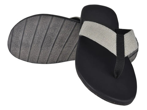 Grey Jute Flip Flop for Men