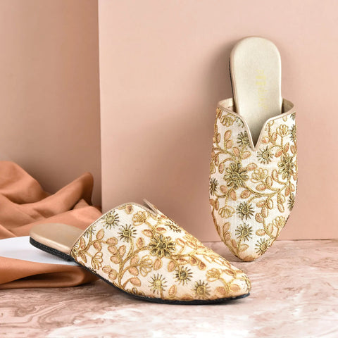 Mana Gold Festive Footwear