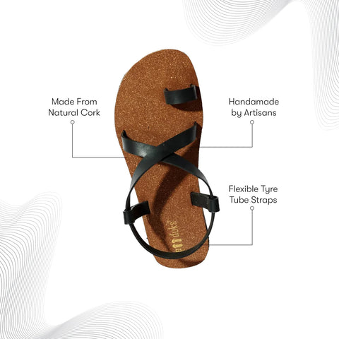 Sko Cork Comfortable Casual Sandals for Women