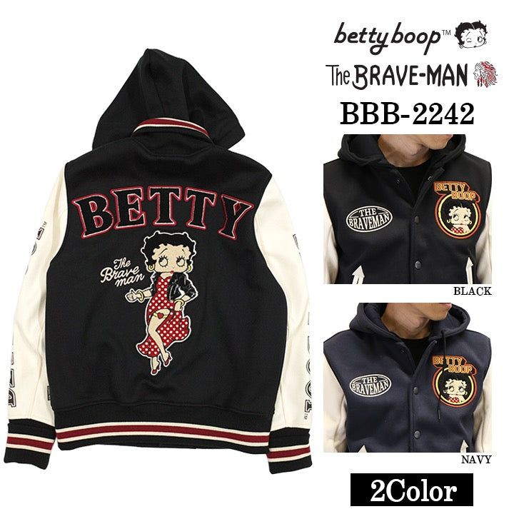 ボンディングスタジャン THE BRAVEMAN×BETTY BOOP bbb-2242