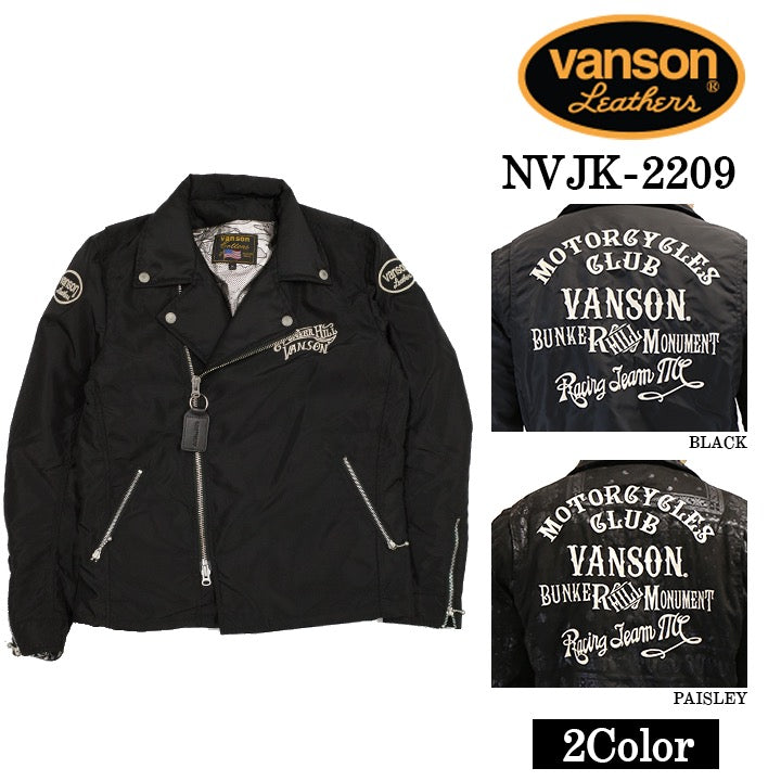 ☆US規格 VANSON VX4B XLサイズ ナイロンジャケット - バイクウェア・装備