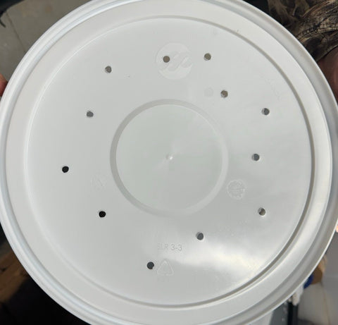 Lid for DIY In-ground Worm Composter