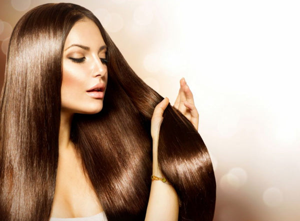 luxurious tape-in hair extensions