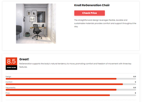 Knoll Home Office Chair User Review