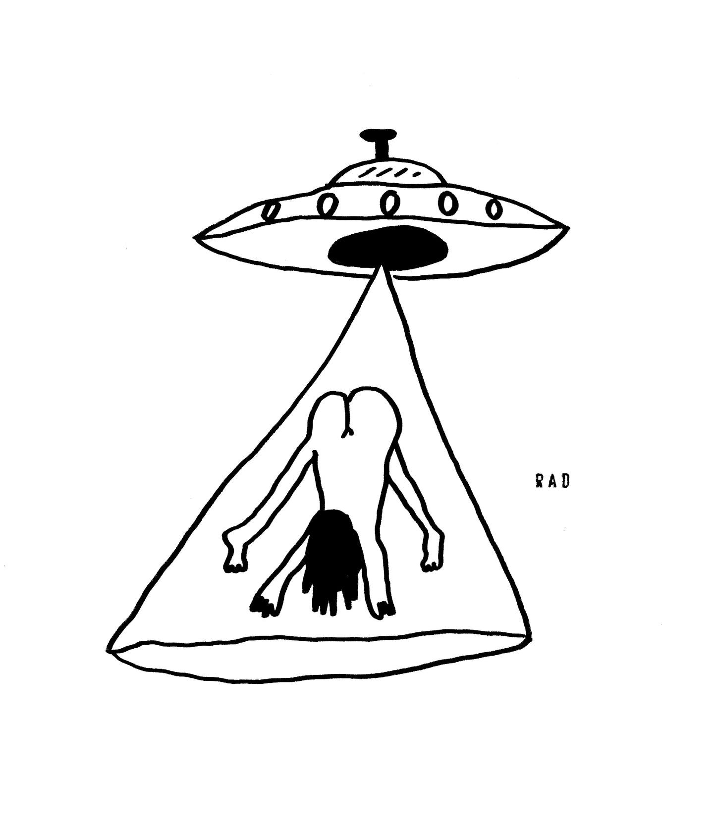 Alien Abduction Print – RADillustrates