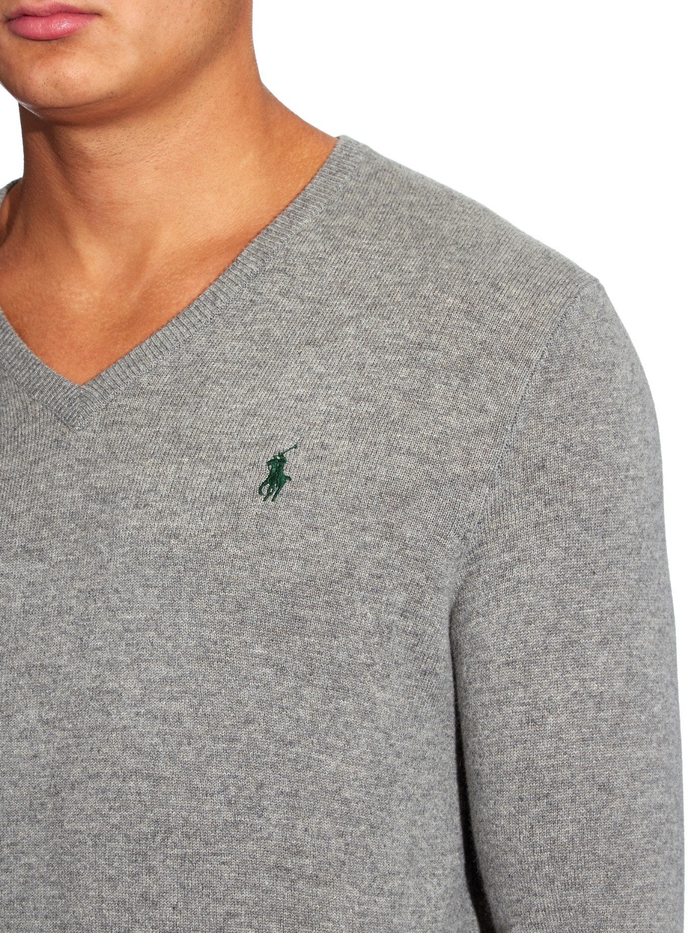 polo v neck long sleeve