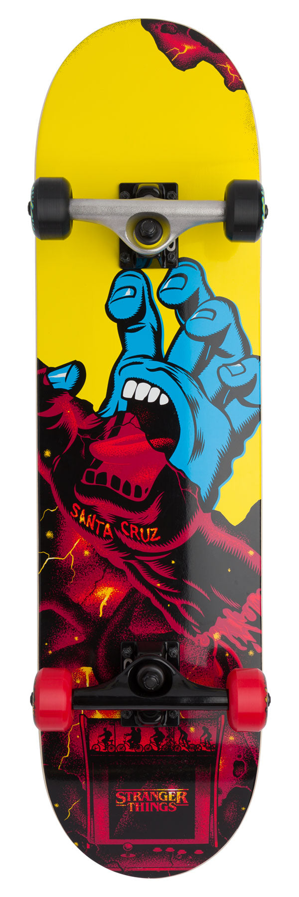 Salba Tiger Hand Shaped Skateboard Deck 9.25in x 31.95in Santa