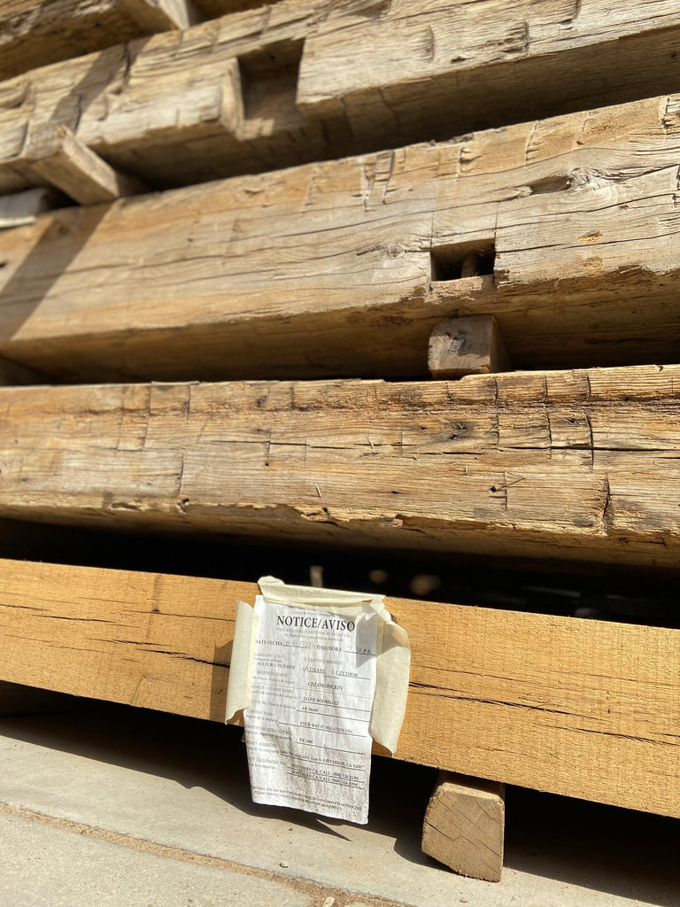 When choosing a reclaimed wood fireplace mantel make sure it has been fumigated