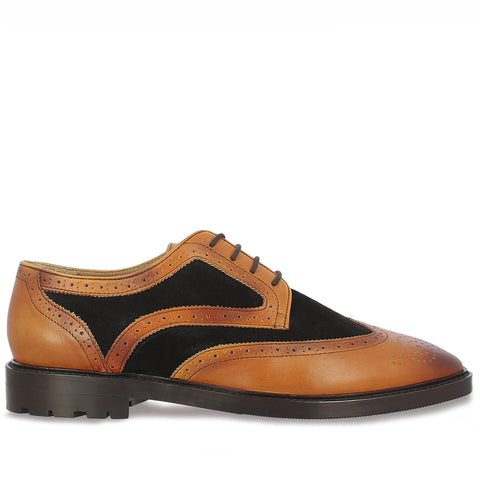 Brogue Leather Shoes Men