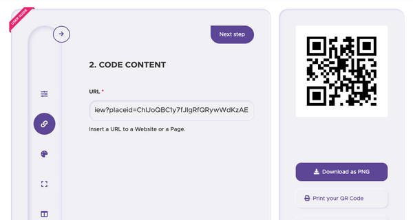 Google review qr code generator