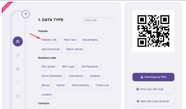 generate qr code