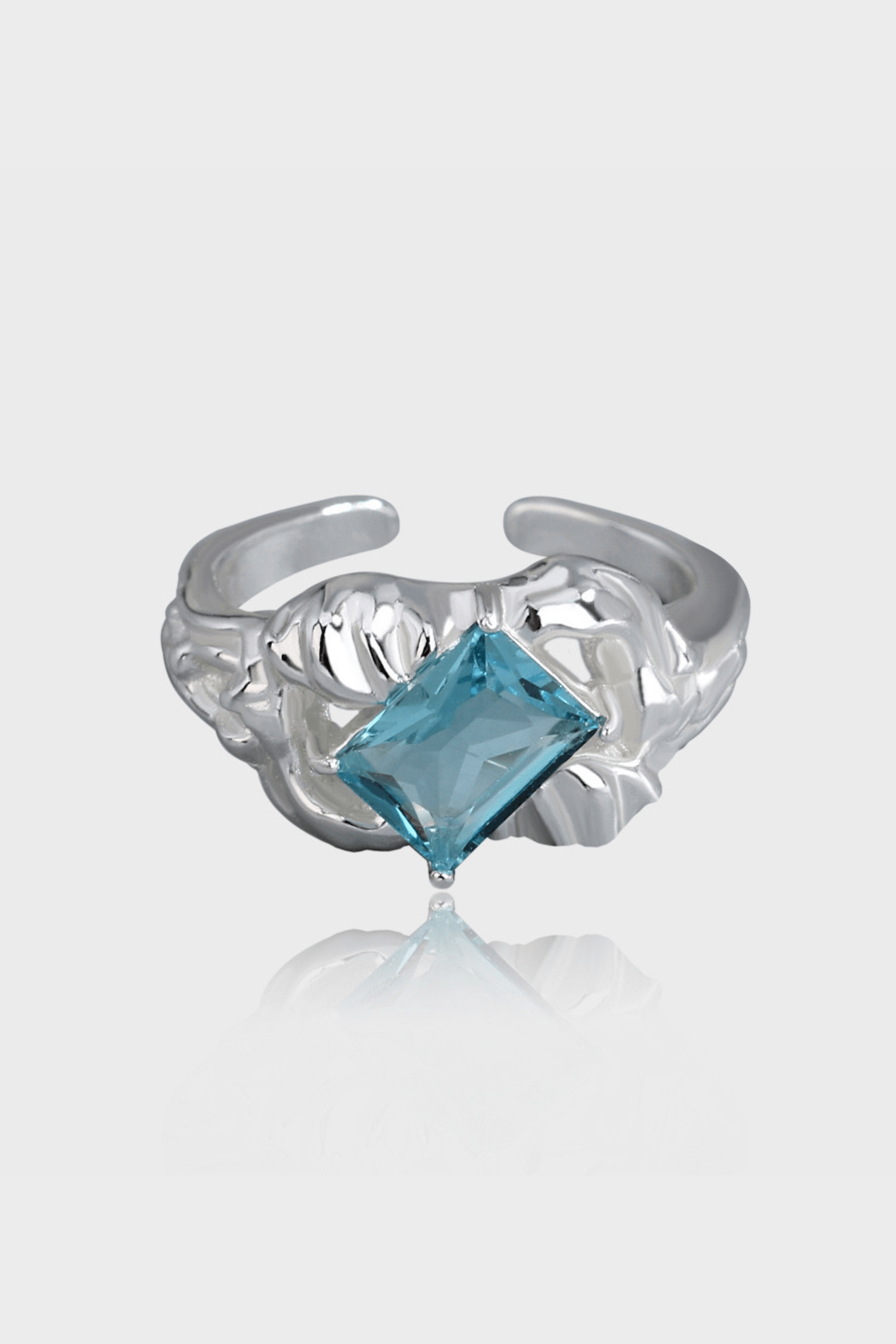 Blue Square Ring – Cutethingscommin