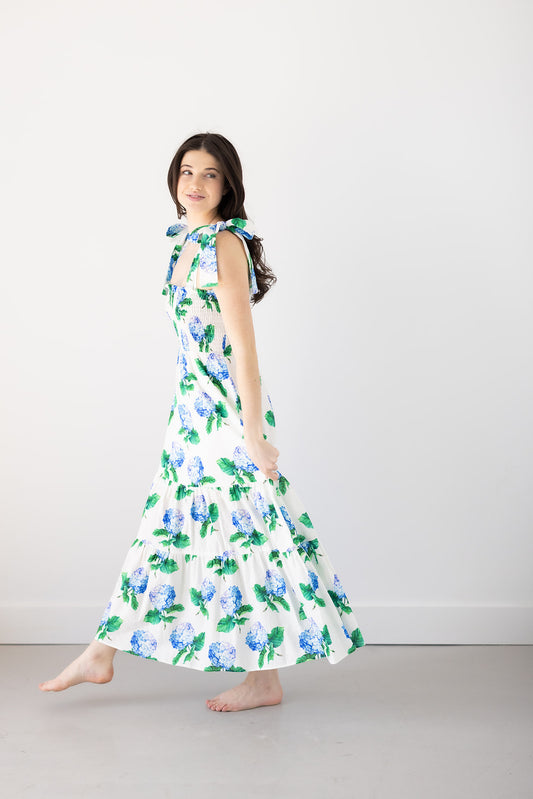 Rue La La — Kathleen Maeve Emma Linen-Blend Maxi Dress in 2023