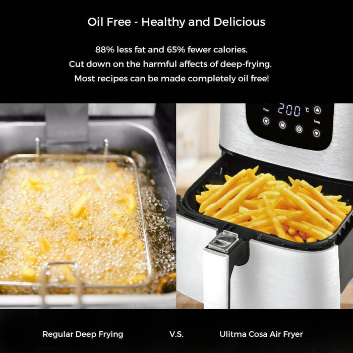 Ultima Cosa Presto Luxe Plus Air Fryer 5L (White)- Open Box