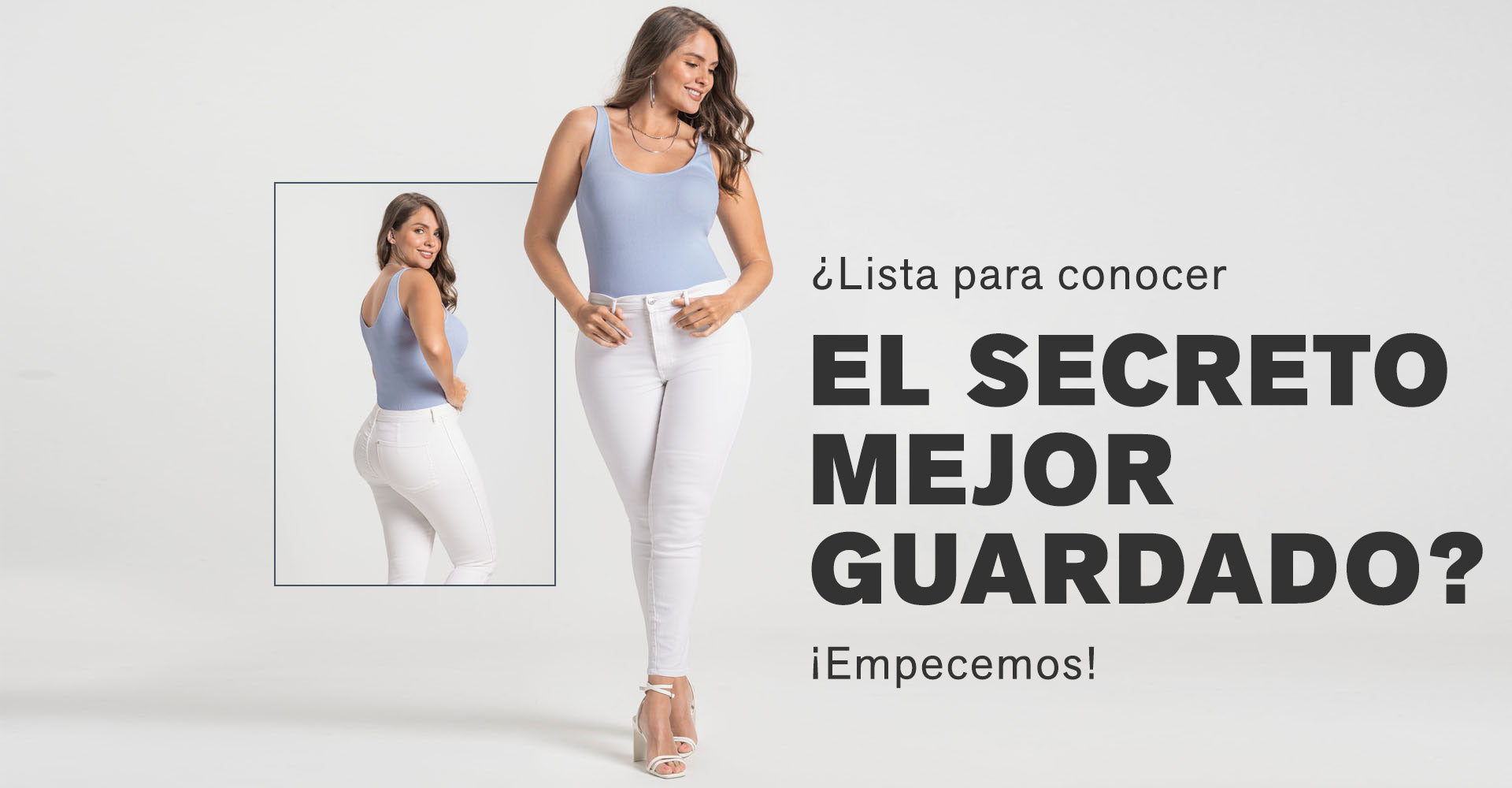 ¿Cómo ocultar la grasa abdominal con jeans?
