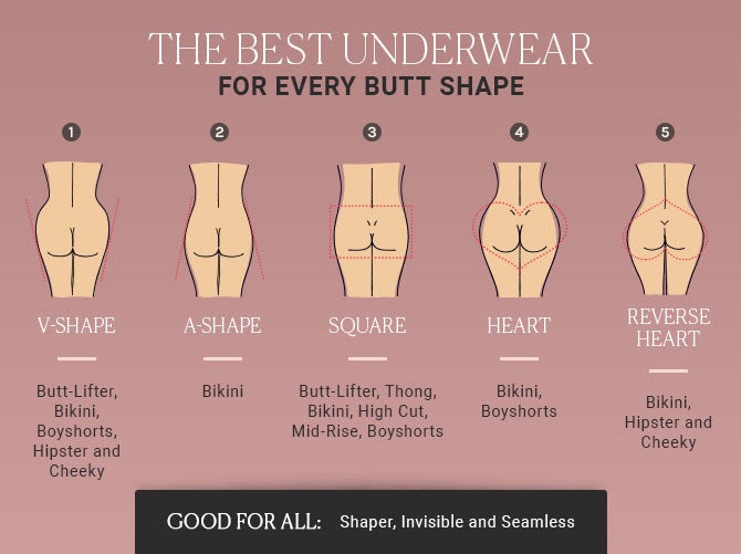 The best underwear for every butt shape - Leonisa