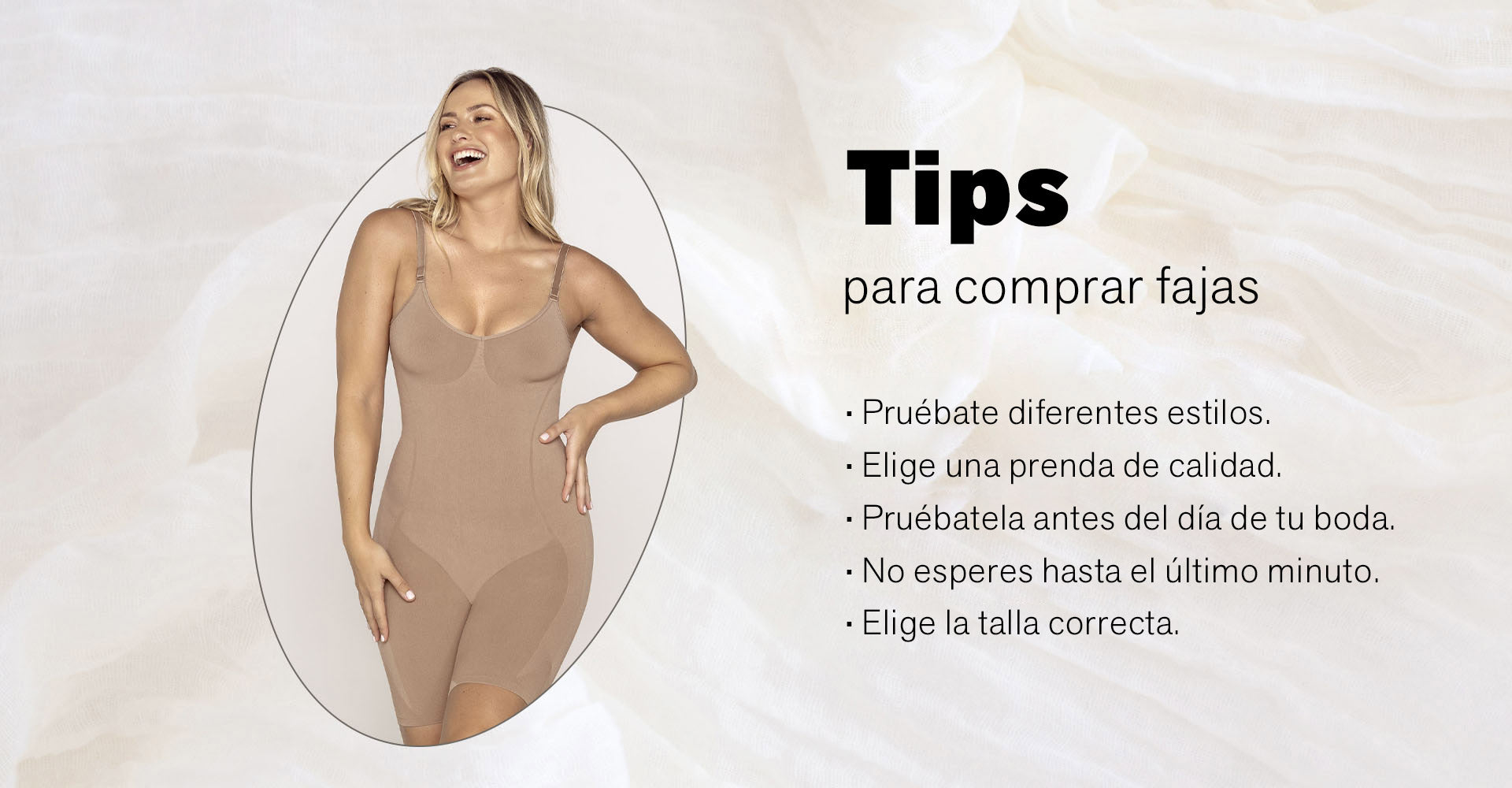 Fajas para vestidos de novia