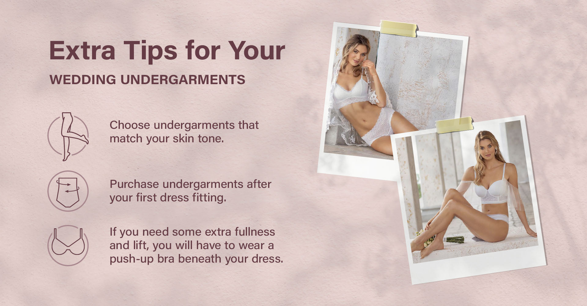 Extra Tips for Your Wedding Undergarments