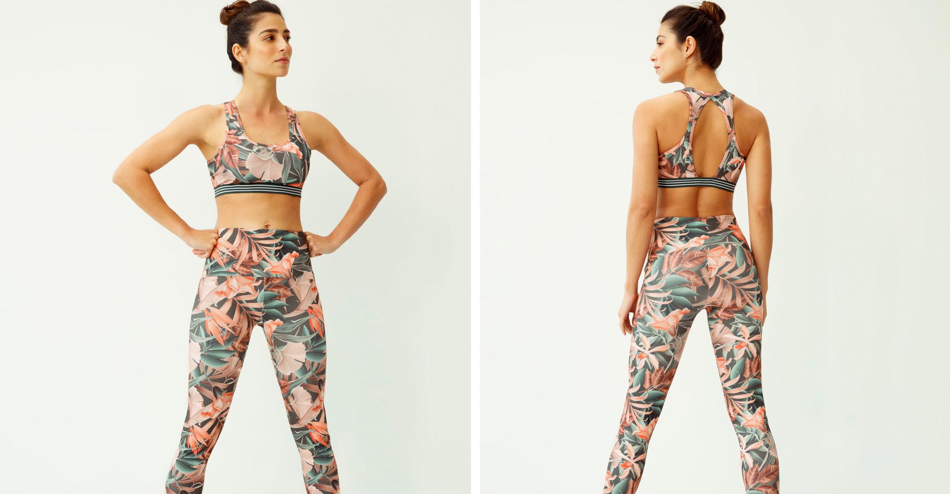 floral workout clothing 