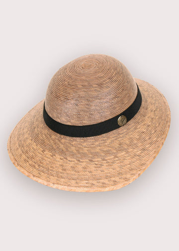 Chloé- wide brim sun hat-coral-OSFA-travel hat – Bronteshop