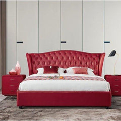 Polo Upholstered Bed With Side Table