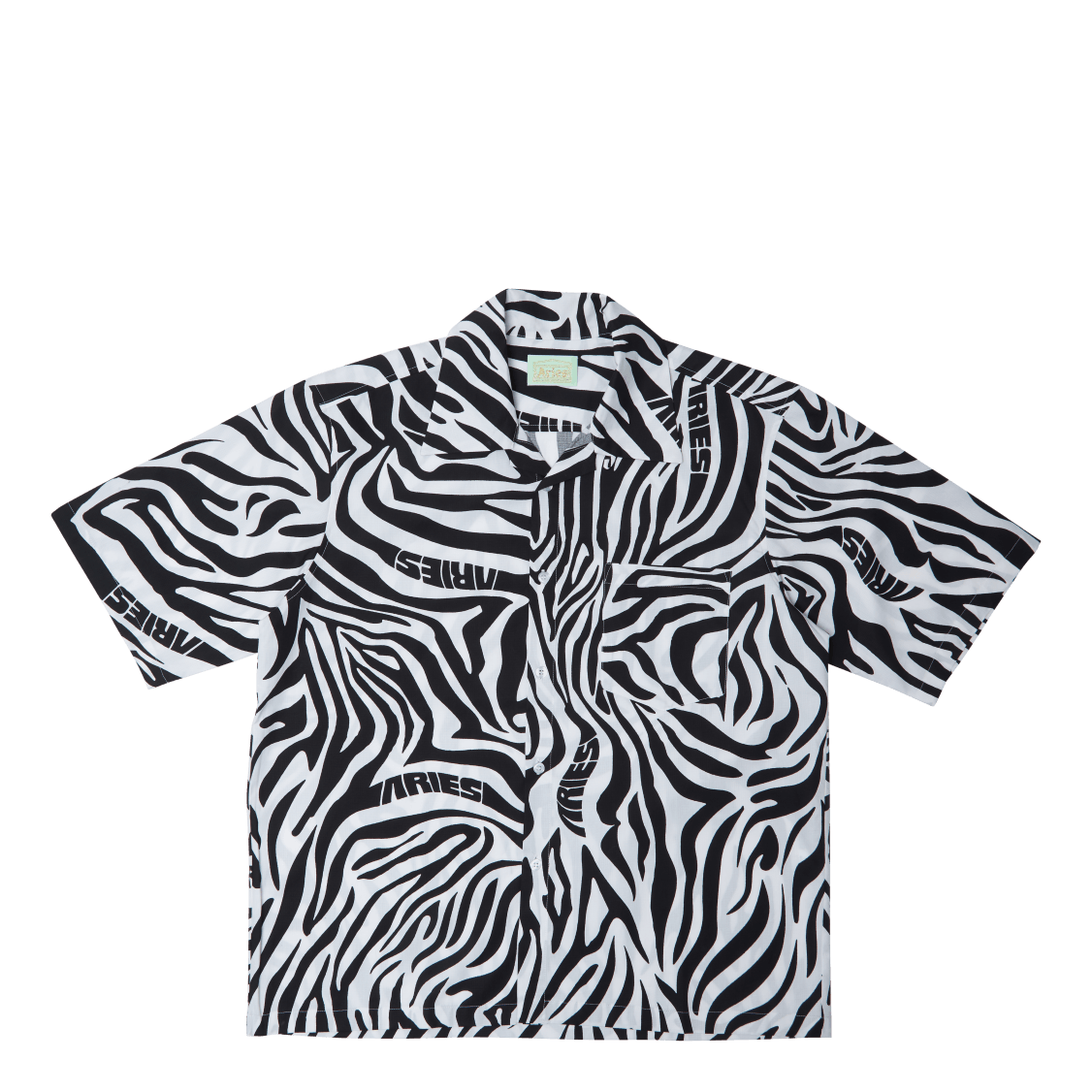 っておりま aries - Aries zebra print hawaian shirtの通販 by F.F