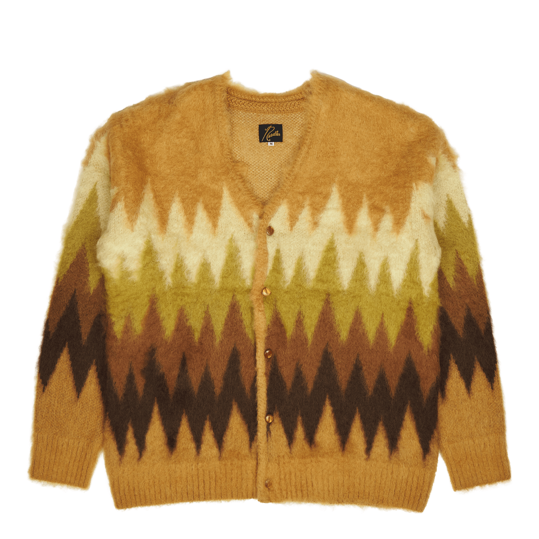 公式ウェブストアで 【XL】needles 22FW MOHAIR CARDIGAN ZIGZAG