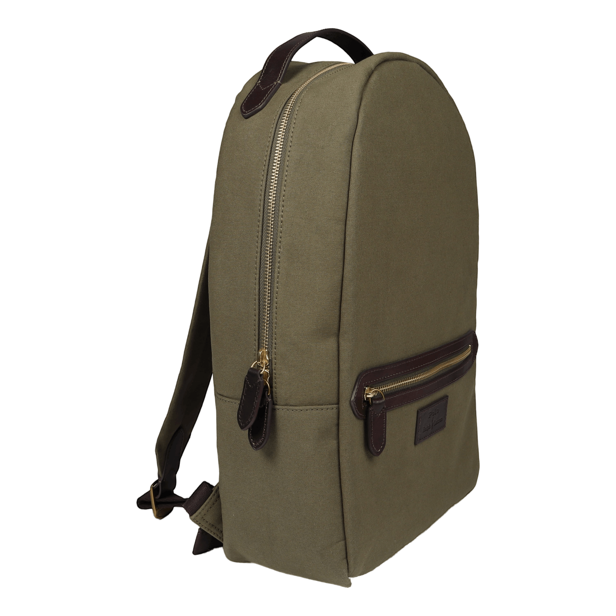 Polo Ralph Lauren Leather-Trim Canvas Backpack